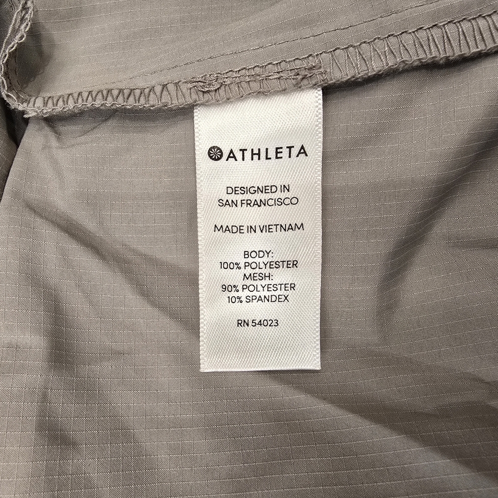 Athleta Catalina Aero windbreaker jacket Gray Size S - Picture 7 of 9